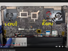Вентилятор до ноутбука Msi Stealth GS65 №2